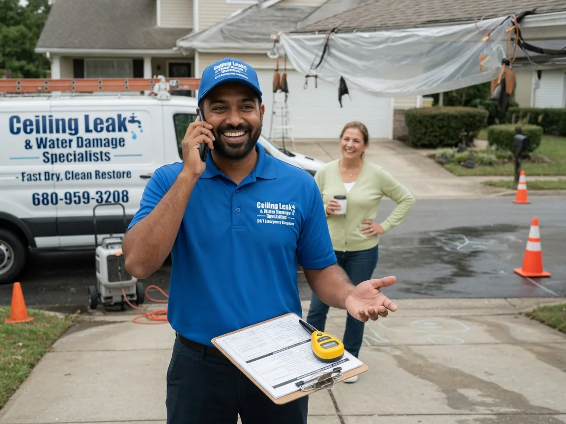 Ceiling Leak Cleanup Rushville, OH FAQs